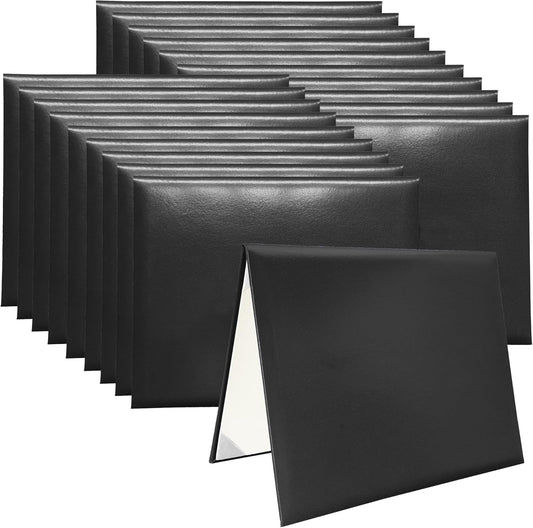 20 PCS Smooth Diploma Certificate Covers for Graduation Events