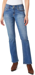 WallFlower Luscious Curvy Bootcut Jeans for Women - Flattering 32