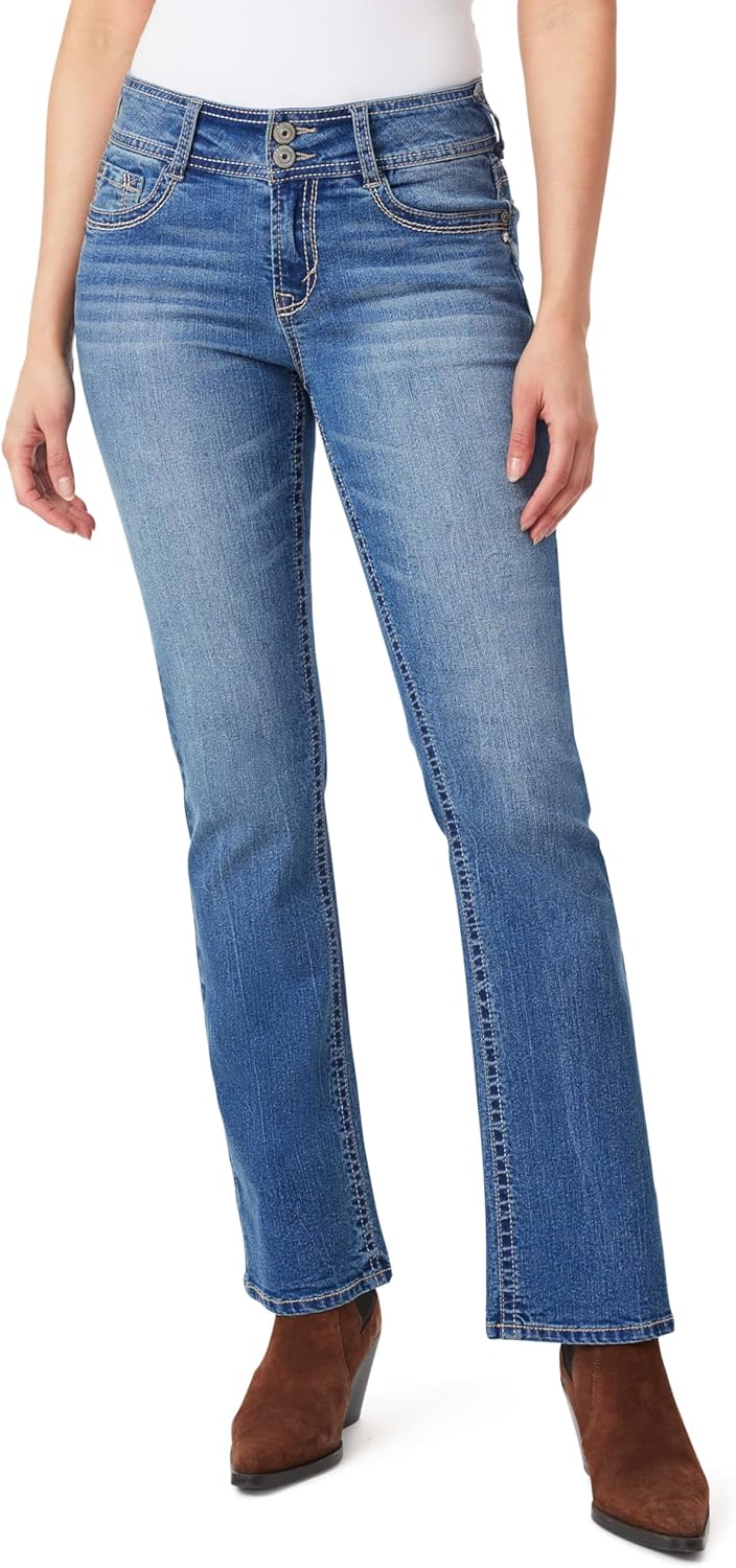 Luscious Curvy Bootcut Jeans for Women - Size Inclusive Denim