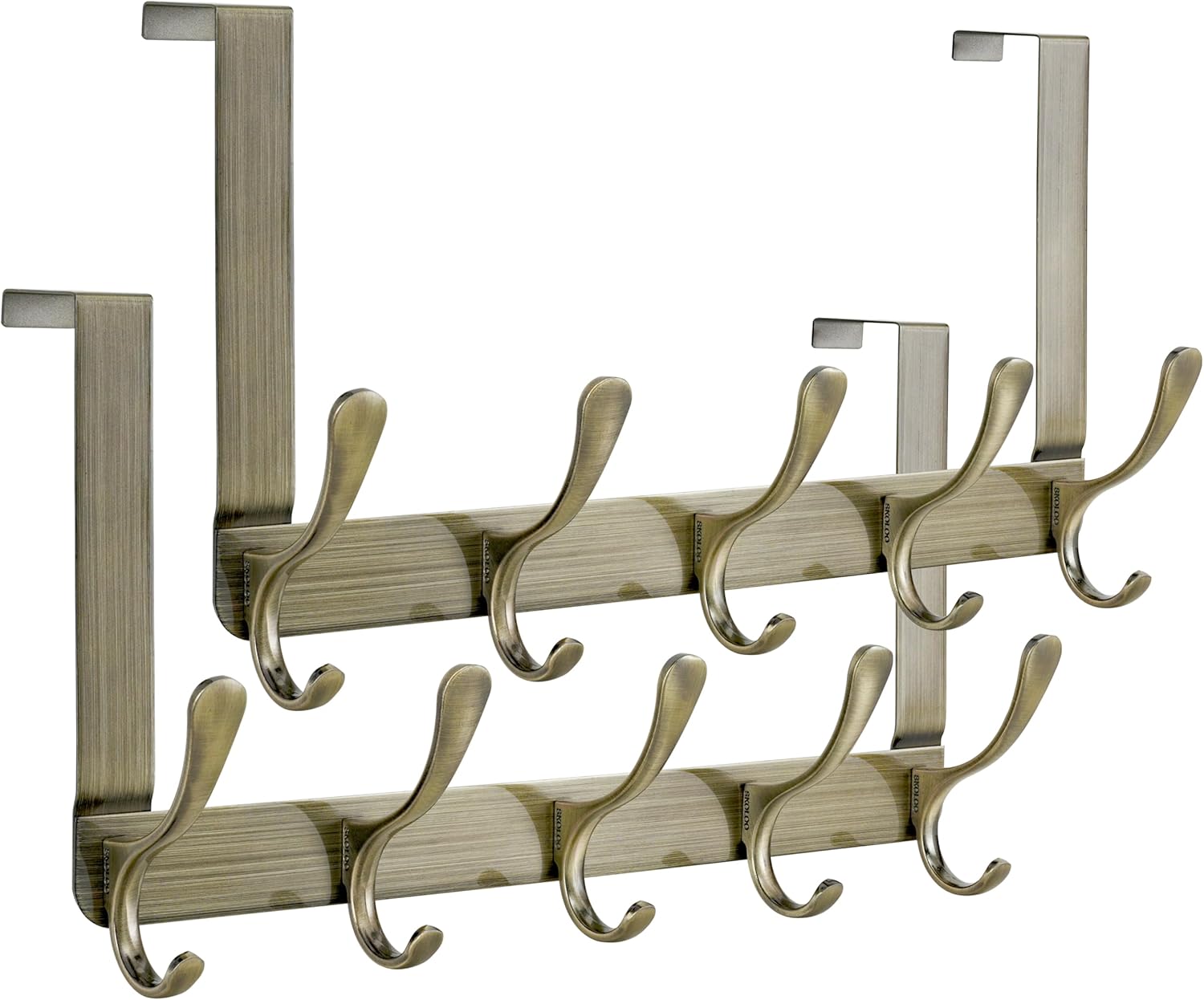 SKOLOO Over The Door Hook for Hanging Clothes and Towels