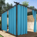 Outdoor Curtains for Patio Waterproof 4 Panels - Teal Privacy & UV