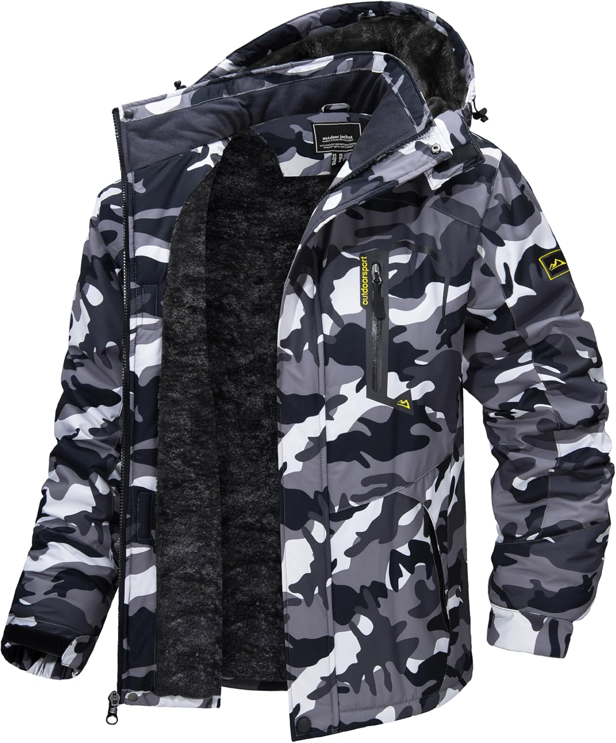 TACVASEN Men's Winter Skiing Jackets for Outdoor Activities