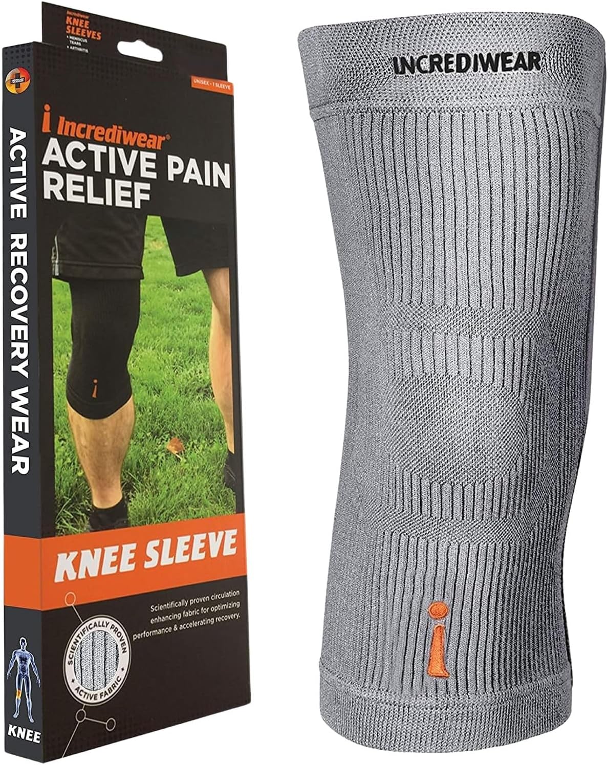 Incrediwear Knee Sleeve for Pain Relief and Joint Support