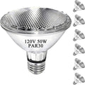 PAR30 Short Neck Halogen Flood Light Bulbs 120V 50W - Warm 2700K