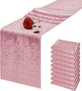 Light Pink Sequin Table Runner 12 x 72 in 10 Pack - Sparkling Event