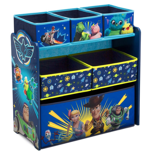 Disney/Pixar Toy Story 4 6 Bin Design and Store Toy Organizer