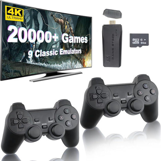 Wireless Retro Game Console with 20,000+ Games and Emulators