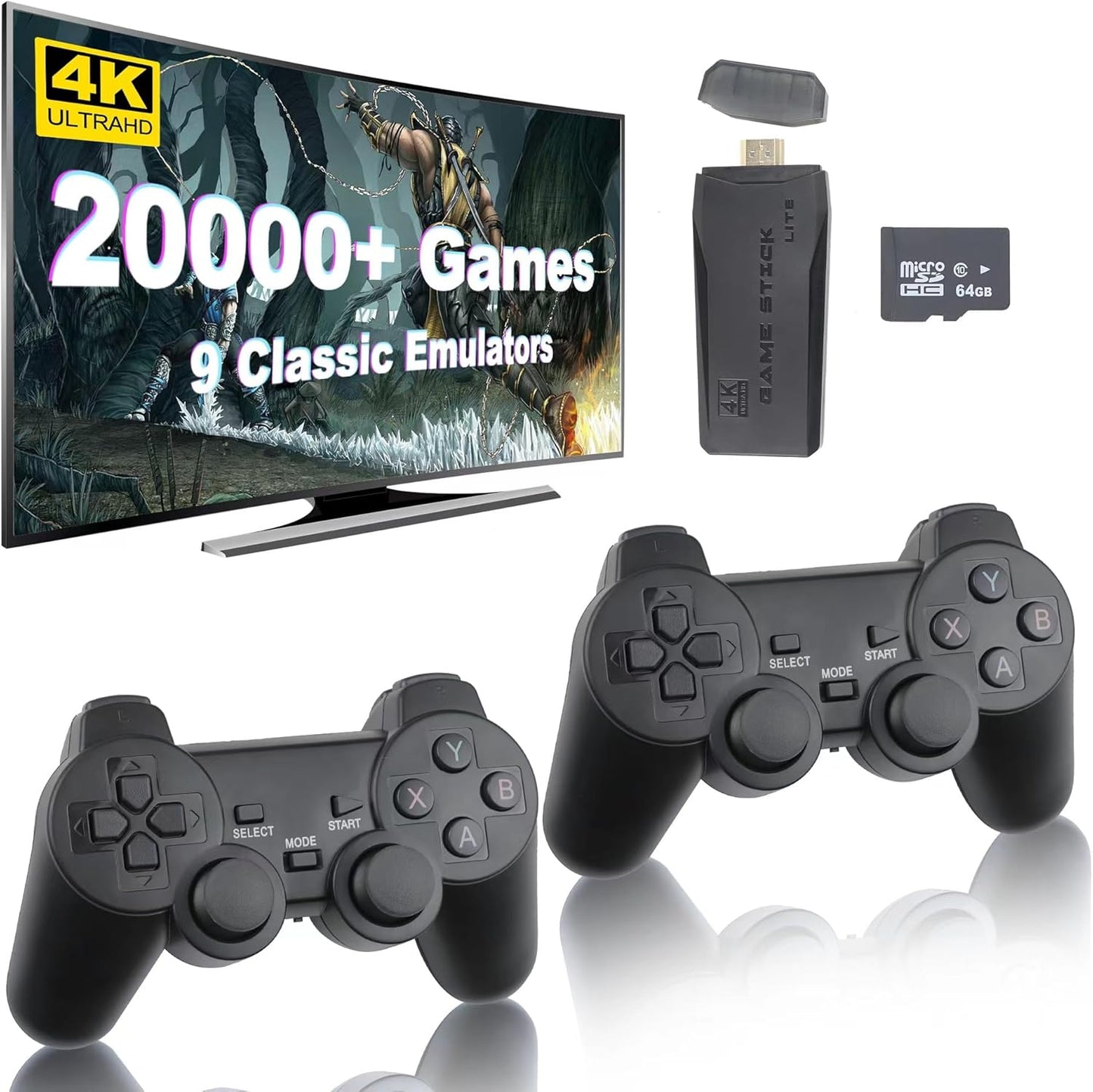 Wireless Retro Game Console with 20,400+ Games and HDMI Output