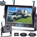 RV Backup Camera Wireless 7ft LCD Split Screen Monitor - Night Vision