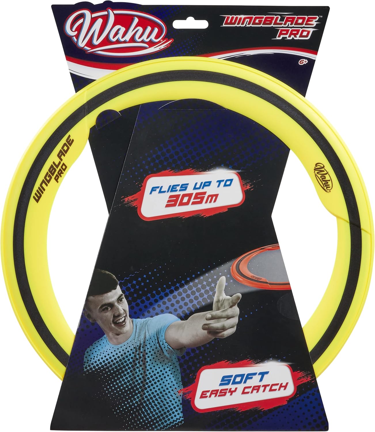 Wahu WingBlade Pro 13 Soft Rubber Frisbee - Soars 1,000'!