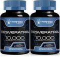 Resveratrol 1000mg Capsules 240 Count - Japanese Knotweed Extract
