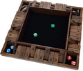 WE Games 14 in Shut The Box Wooden Board Game - Classic Family Fun