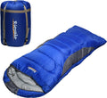0 Degree Winter Sleeping Bag for Adults - Spacious 450GSM Warmth