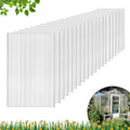 Polycarbonate Greenhouse Panels 20 Pcs 4ft x 2ft x 0.16in - Twin-Wall