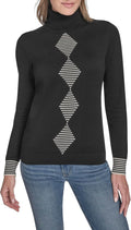 Tommy Hilfiger Womens Long Sleeve Cotton Turtleneck Sweater Women's