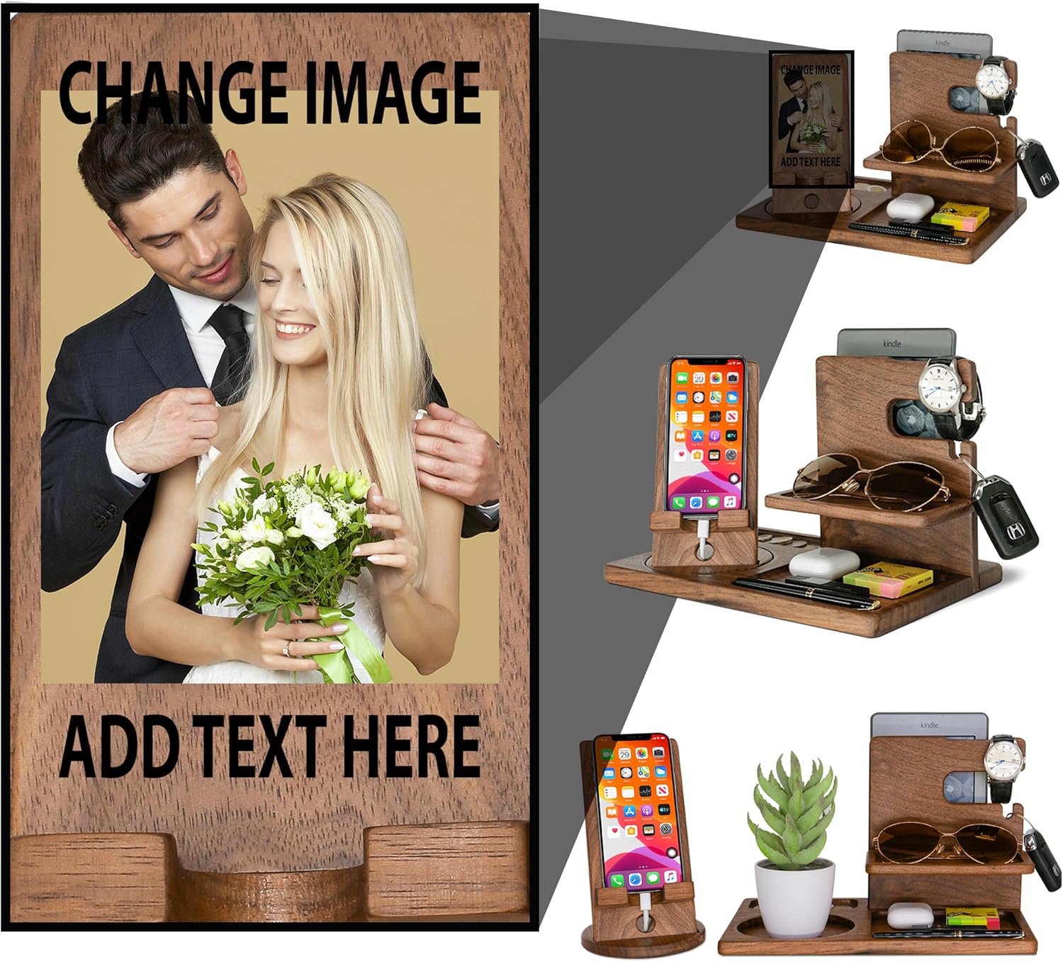 Personalized Desk Organizer for Brothers ~ BOBI CARE
