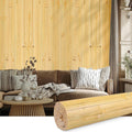 Bamboo Wall Panel Roll 48 in x 96 in - Natural Wainscoting Panel