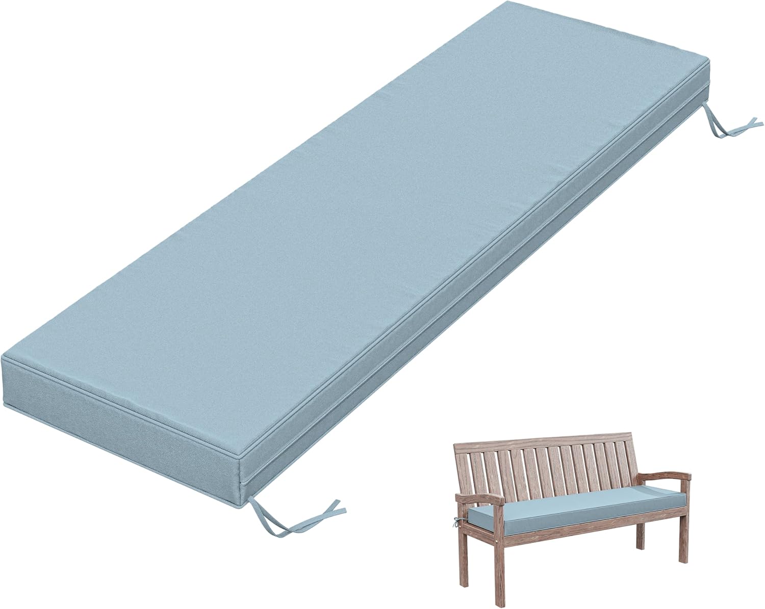 Outdoor Bench Cushion 60 X 18 X 3.5 Inch Thick Waterproof