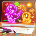 16-Inch Rechargeable Doodle Glow LED Note Board - 7-Color Neon Sketch