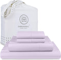 Threadmill 500 Thread Count Full-Size Damask Stripe Sheets - Silky