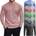 5 Pack Thermal Waffle Shirts for Men - Comfortable Stretch Long Sleeve