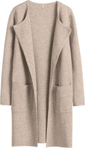 Womens Cardigan Sweater Open Front Long Coatigan - Cozy, Classy Fit Do