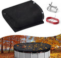 Mesh Leaf Net Pool Cover for 30 ft Round Above Ground - Dense 0.07in