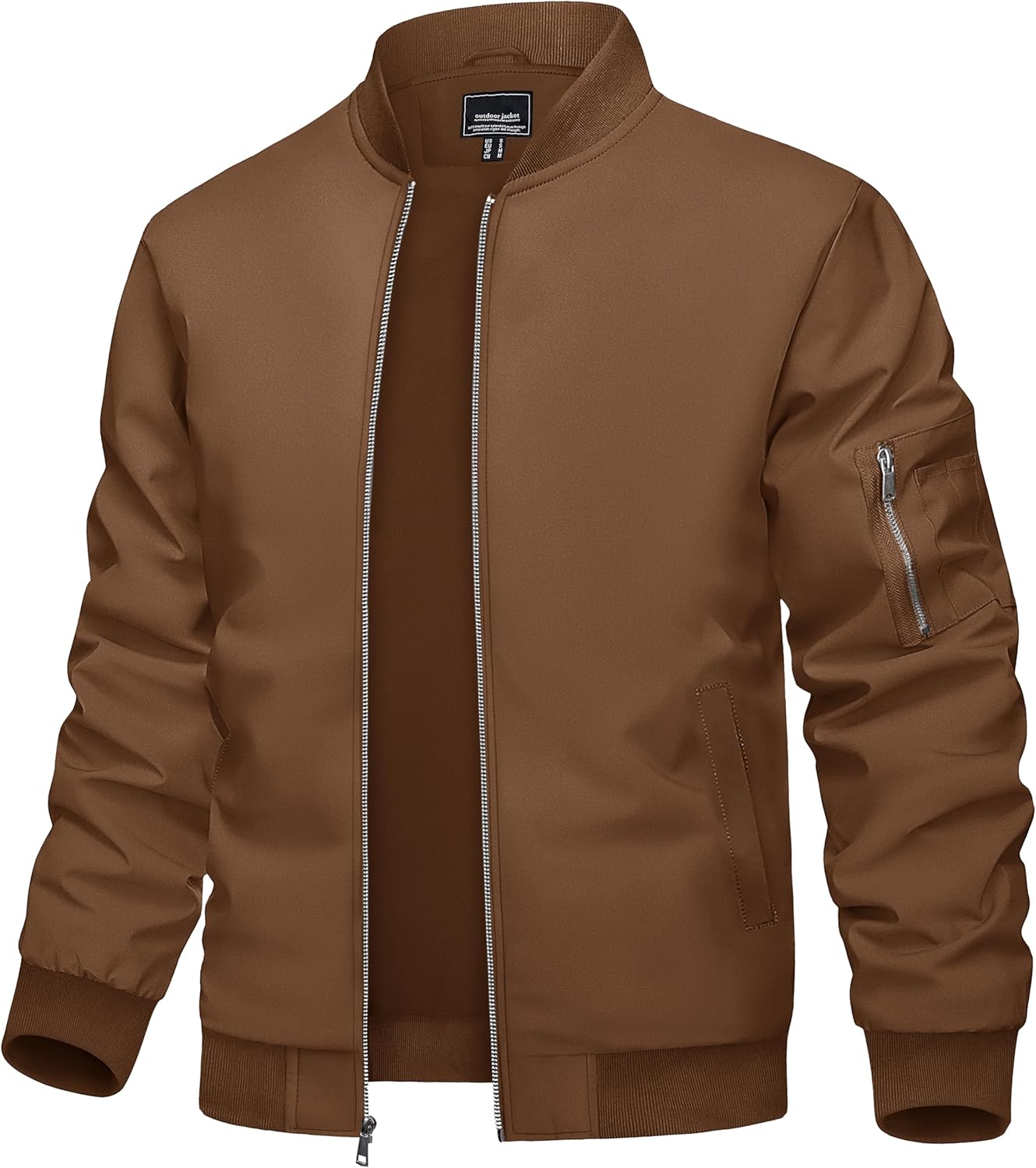 TACVASEN Men's Lightweight Bomber Jacket for Spring and Fall