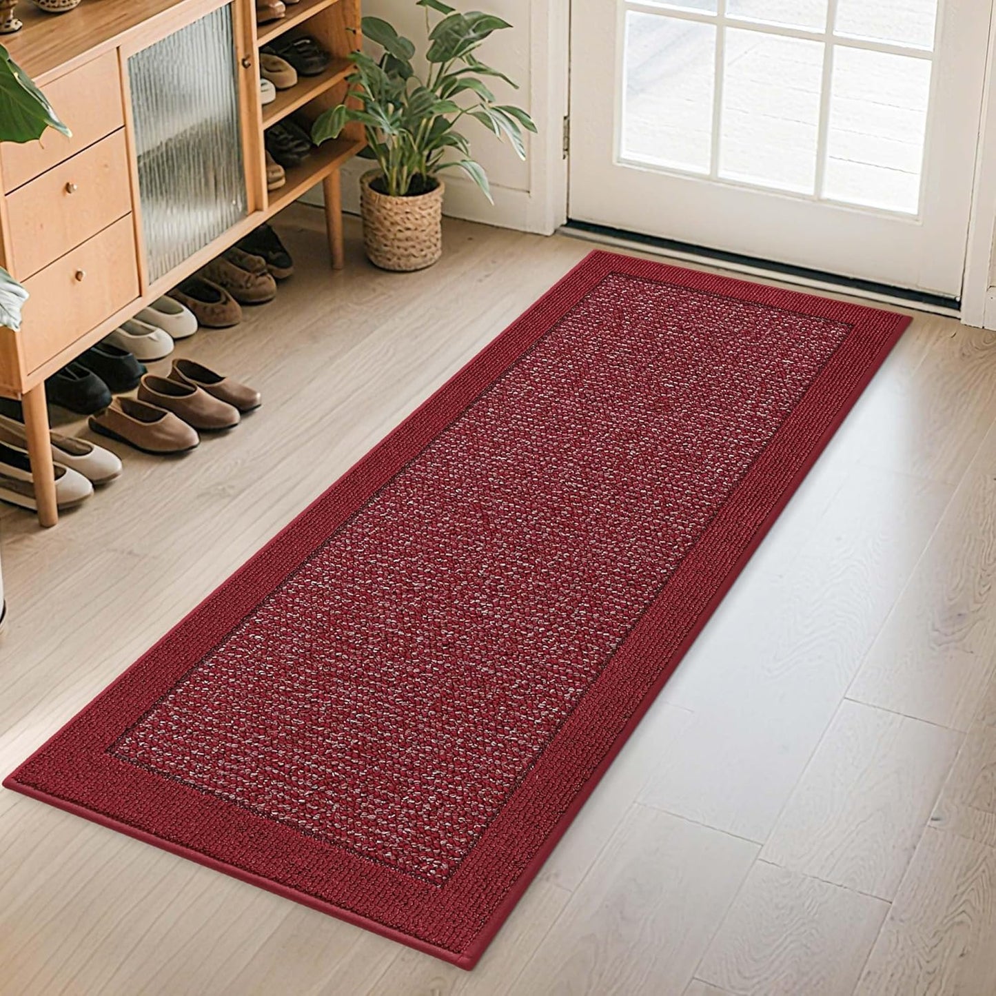 BEQHAUSE Indoor Door Mat 24in x 60in, Non-Slip Entryway Rug