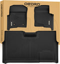 OEDRO Floor Mats Fit for 2010-2014 Ford F-150 SuperCrew - All-Weather