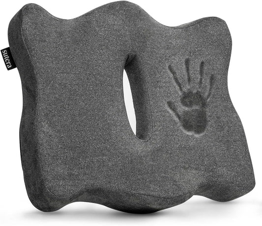 SUTERA Memory Foam Seat Cushion: Back Pain Relief!
