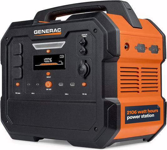 Generac 8026 GB2000 Portable Power Station - Clean, Emission-Free Energy