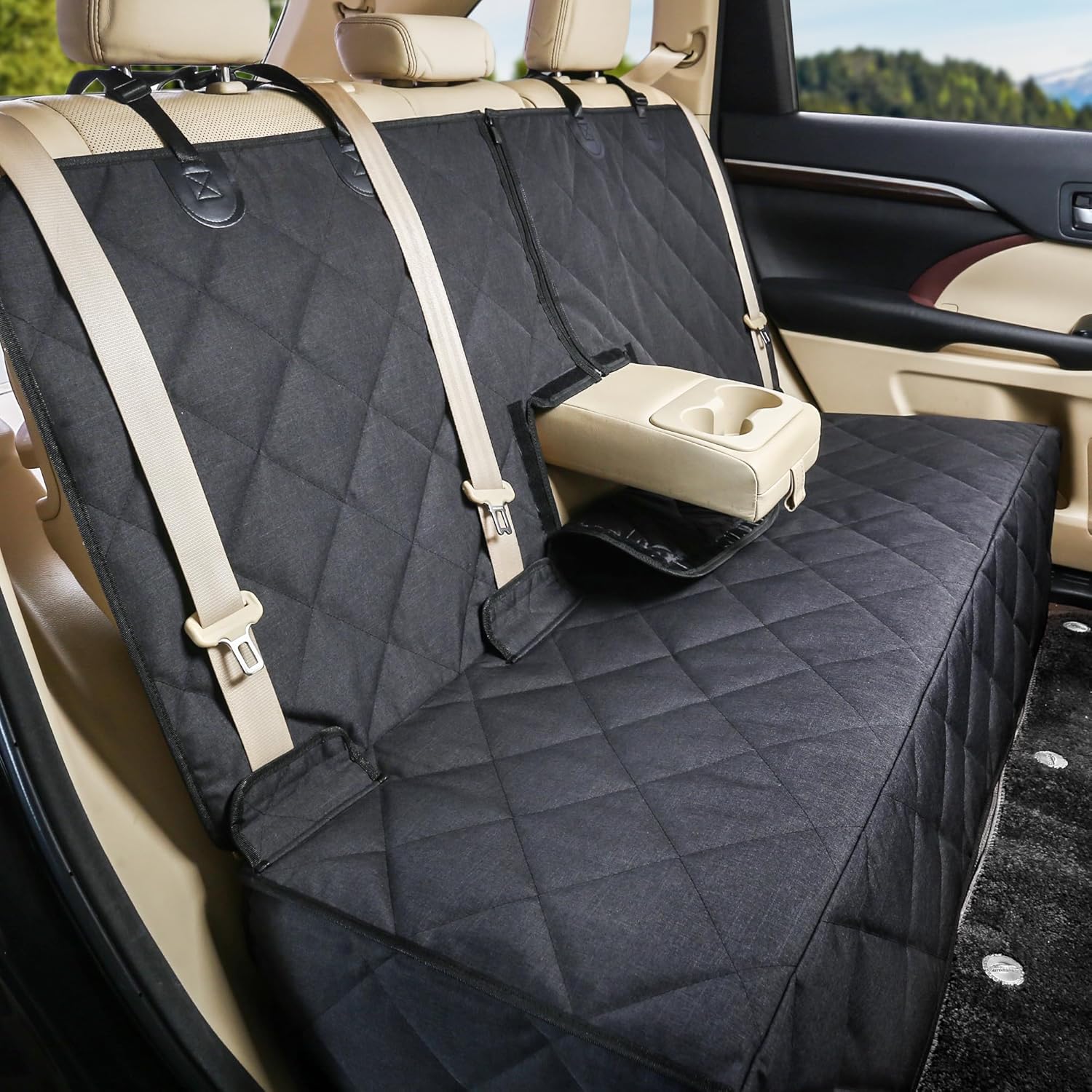 Bench Dog Car Seat Cover for Back Seat Waterproof Protector