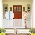 Retractable Baby Gate 60in Wide with Support Rod - Reinforced Mesh