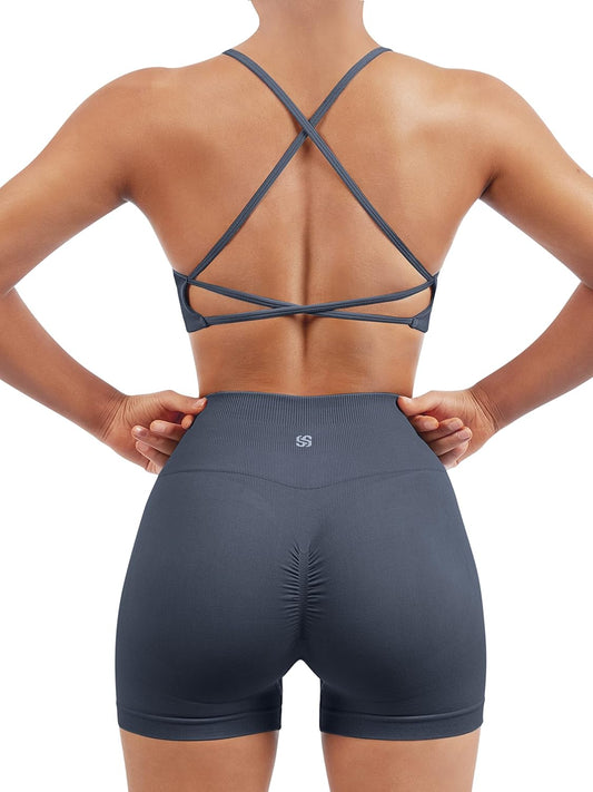 SUUKSESS Women Seamless Workout Sets for Yoga and Fitness