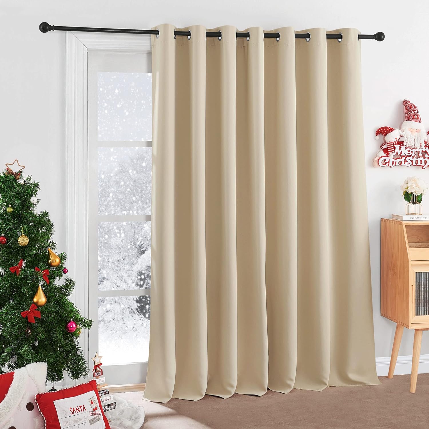RYB HOME Room Darkening Curtains for Bedroom and Living Room