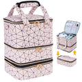 Nail Polish Organizer Bag Holds 60 Bottles - Large Gel Polish Case
