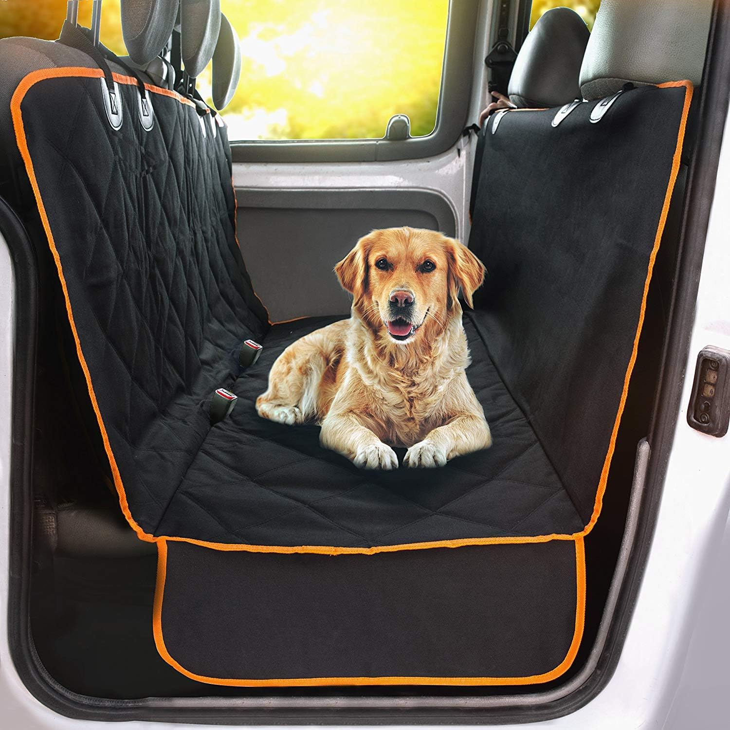 Dog Car Seat Cover for XL Cars, SUVs & Trucks - Durable Protector