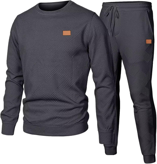 Men's 2 Piece Sweatsuits Outfits Casual Tracksuit for All Seasons