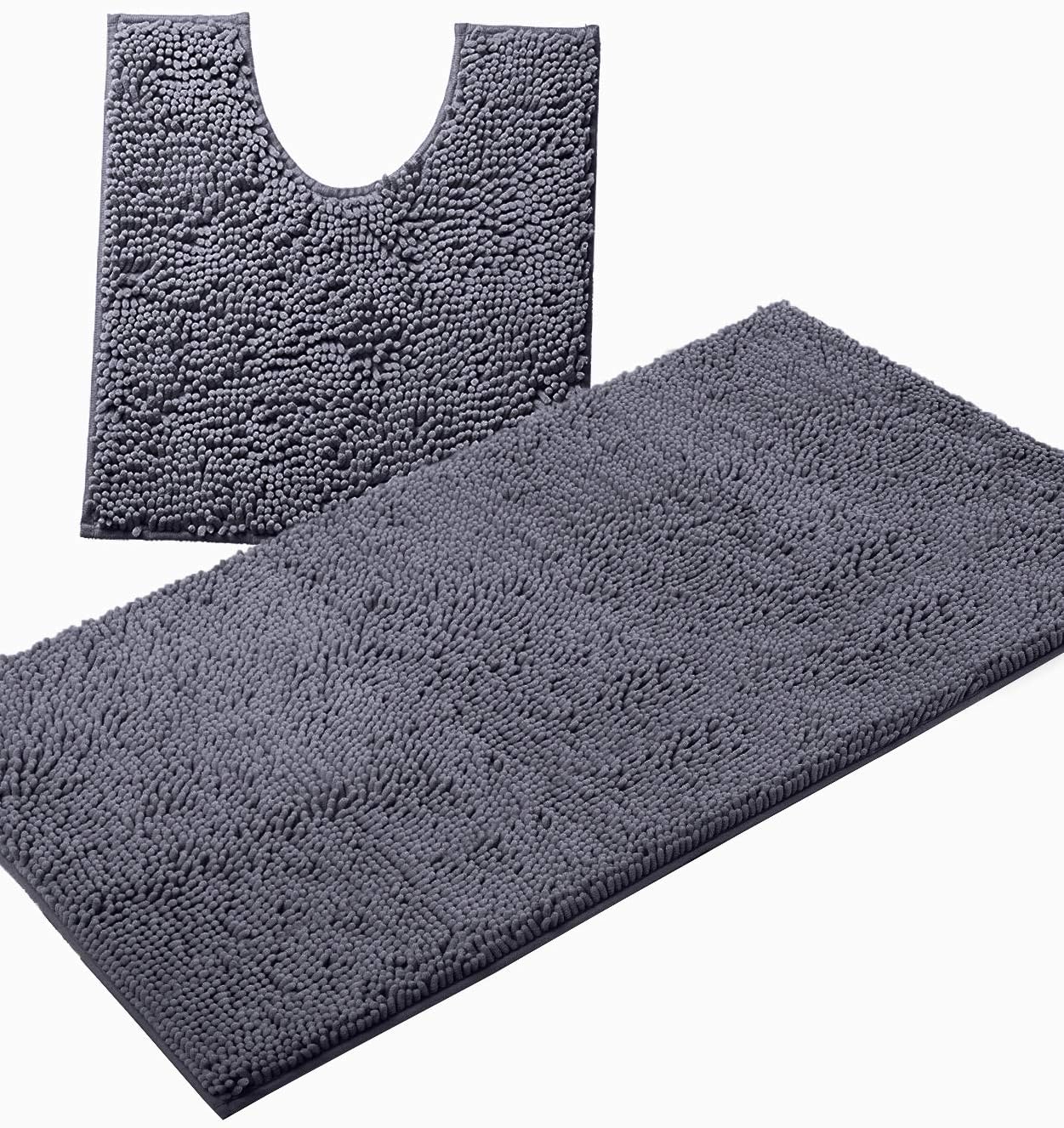 Luxury Chenille Bath Mat Set for Ultimate Bathroom Comfort