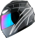 Full Face Motorcycle Helmet Size L for Youth - DOT Approved