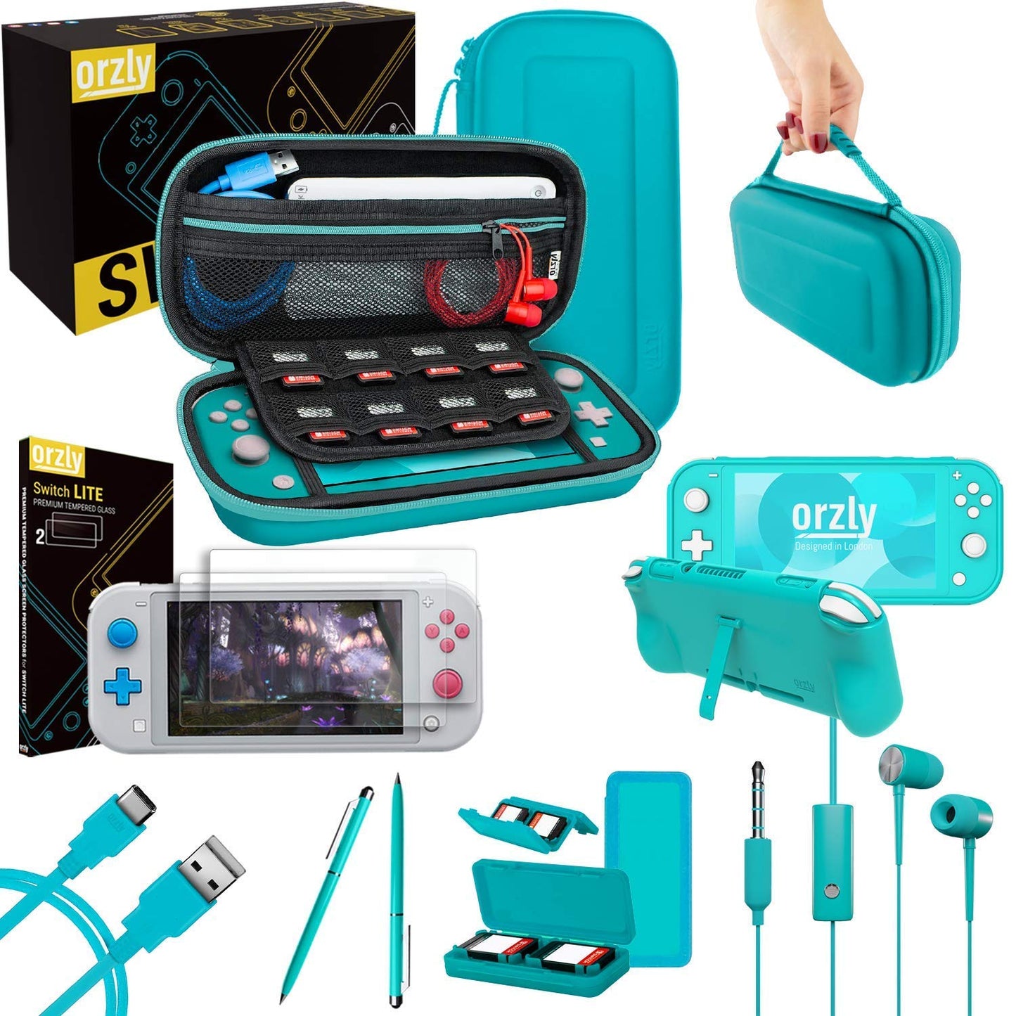 Essential Switch Lite Accessories Bundle for Nintendo Switch Lite