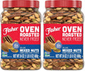 Fisher Oven Roasted Never Fried Deluxe Mixed Nuts - Savory Snack Pack