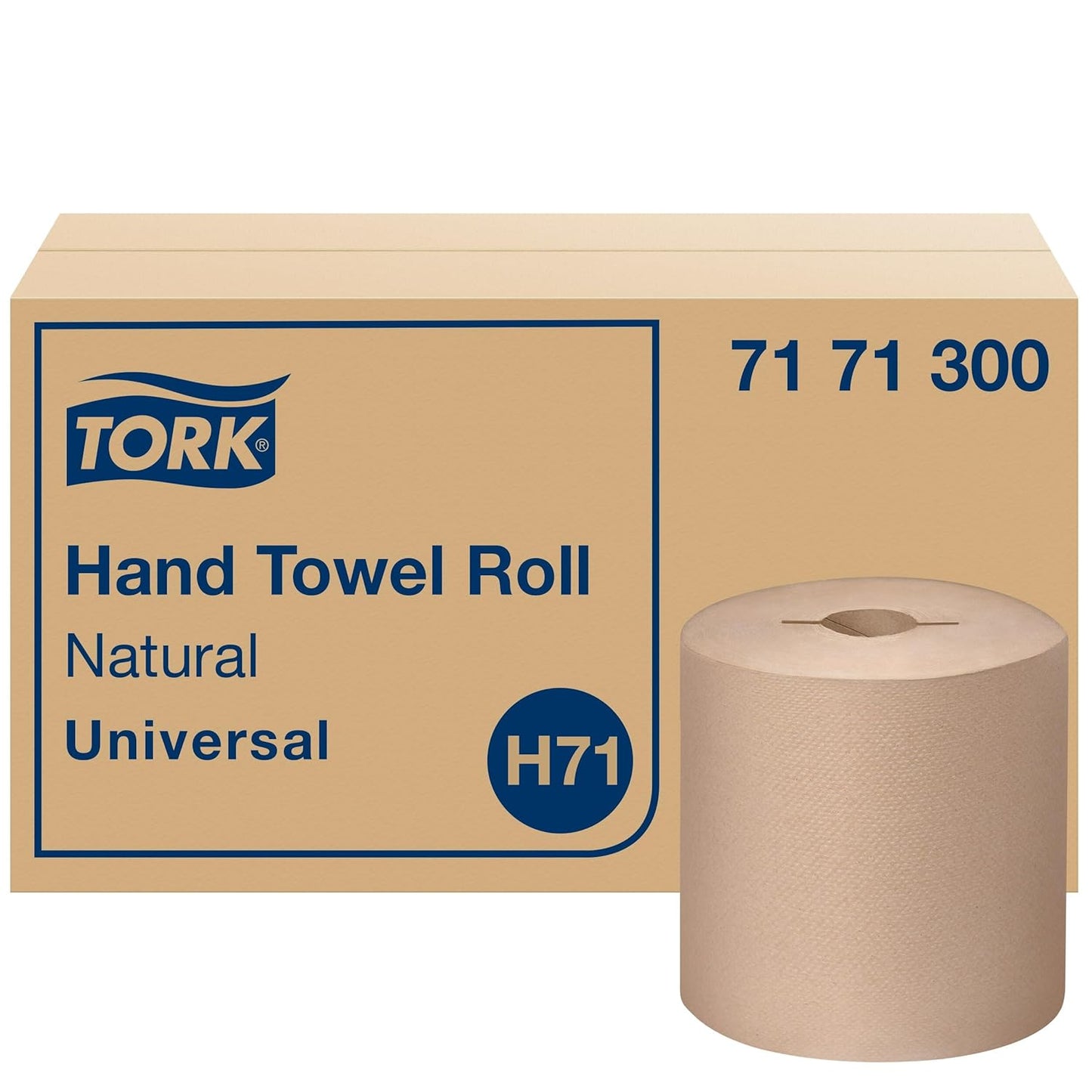 Tork Hand Towel Roll, Natural, Universal, 100% Recycled, 6 Rolls