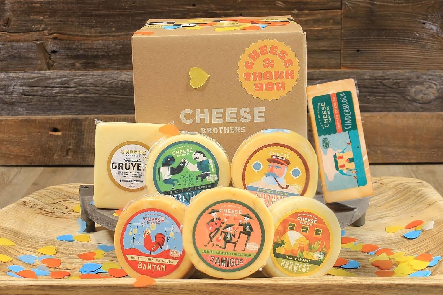Cheese Bros Gift Box with Dill Havarti and Assorted Cheeses