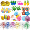 Tropical Cocktail Picks Set - 12 Styles, 36 PCS