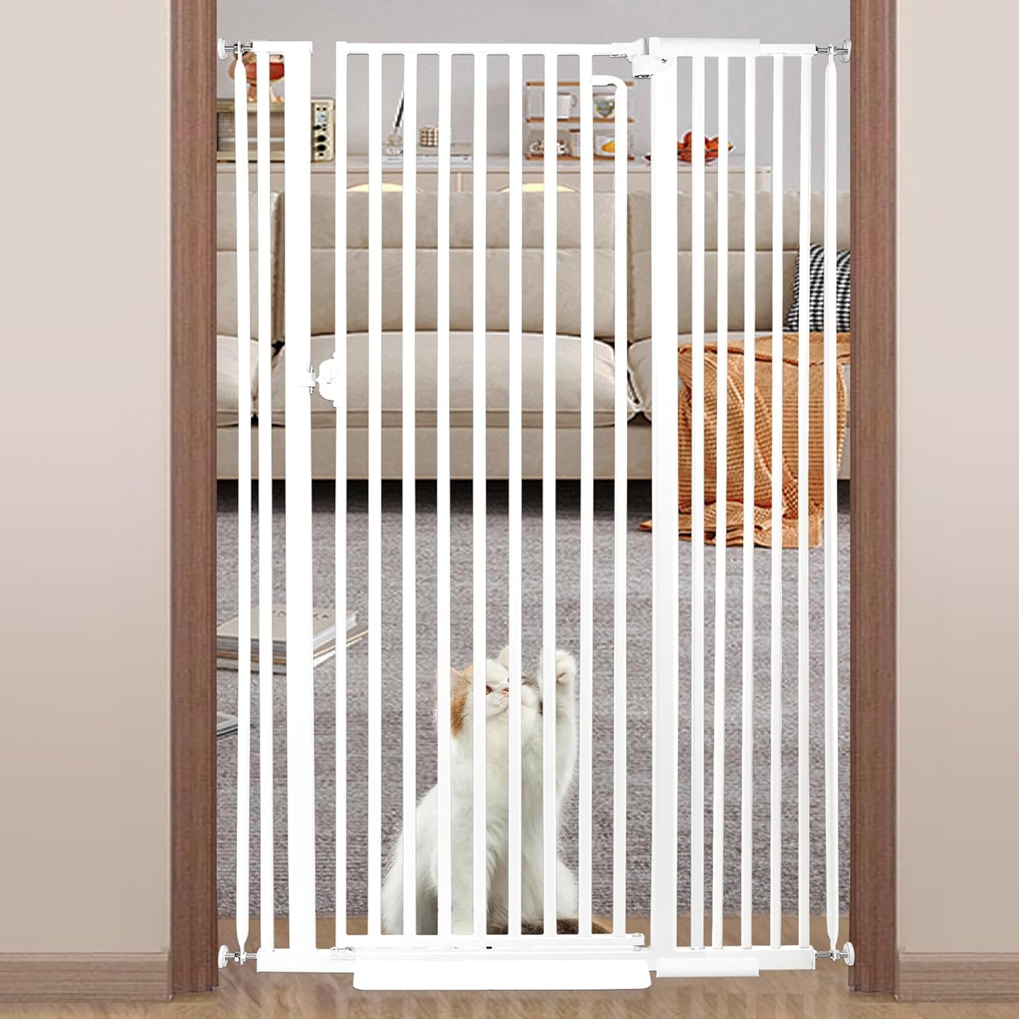 71 Extra Tall Cat Gate for Doorway: Perfect for Pet Safety