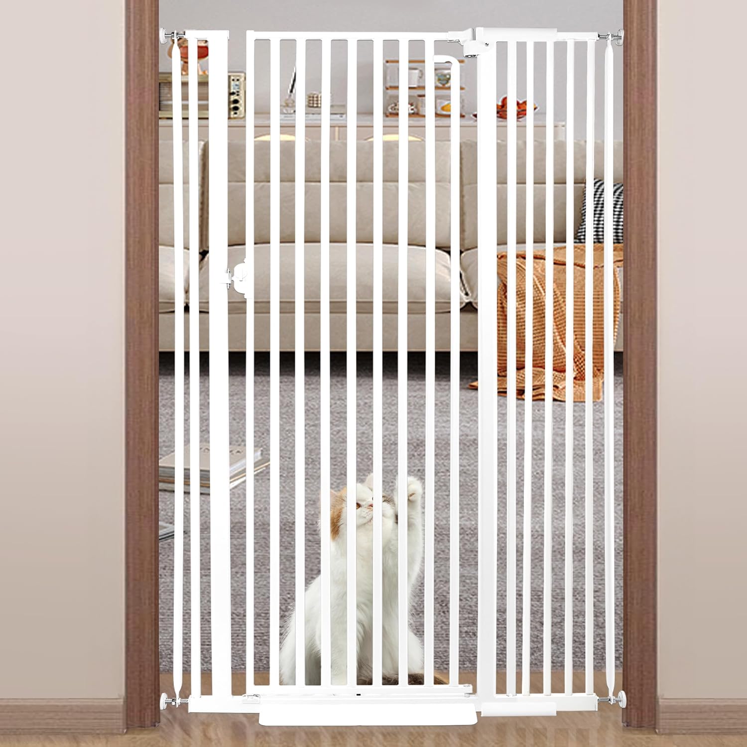 71 Extra Tall Cat Gate for Doorway: Perfect for Pet Safety