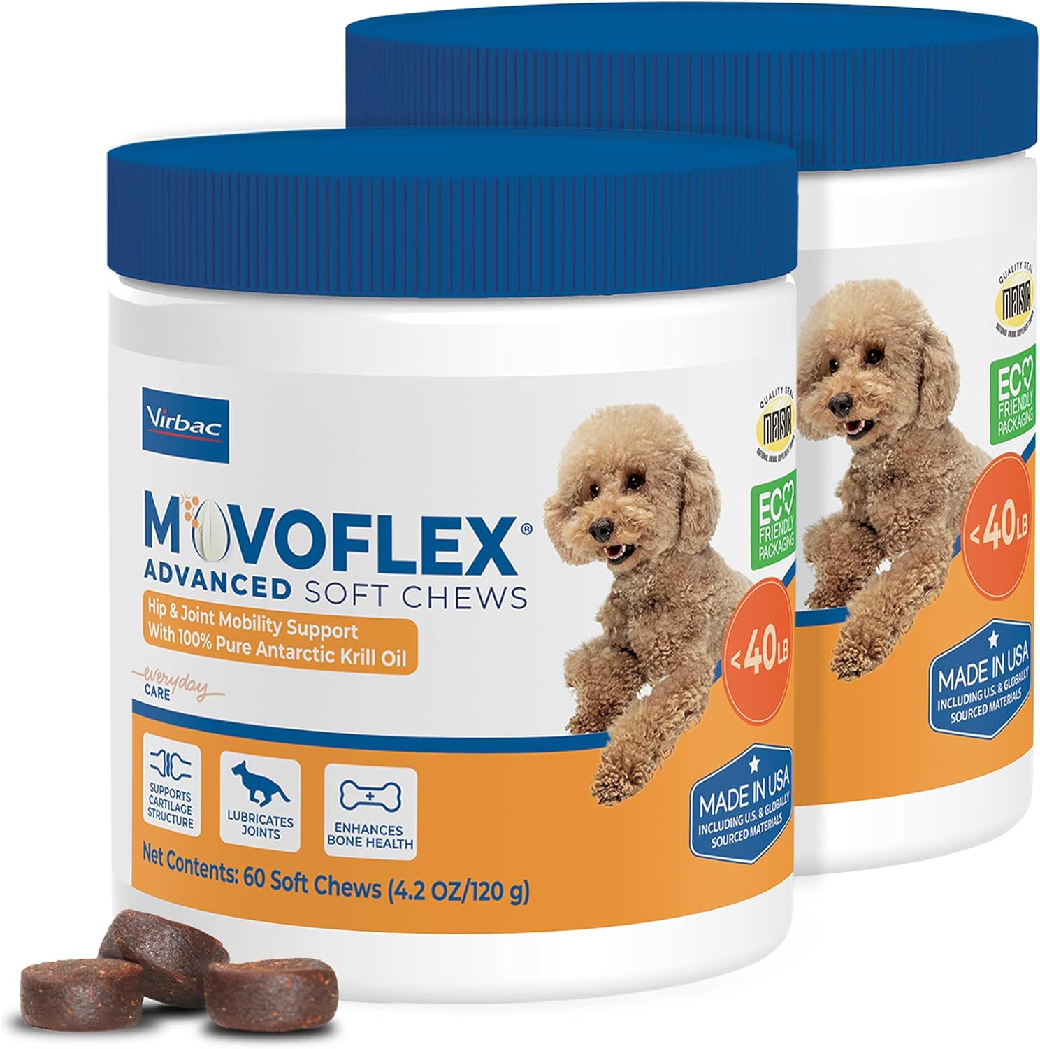 Advanced Soft Chews for Hip and Joint Support in Small Dogs