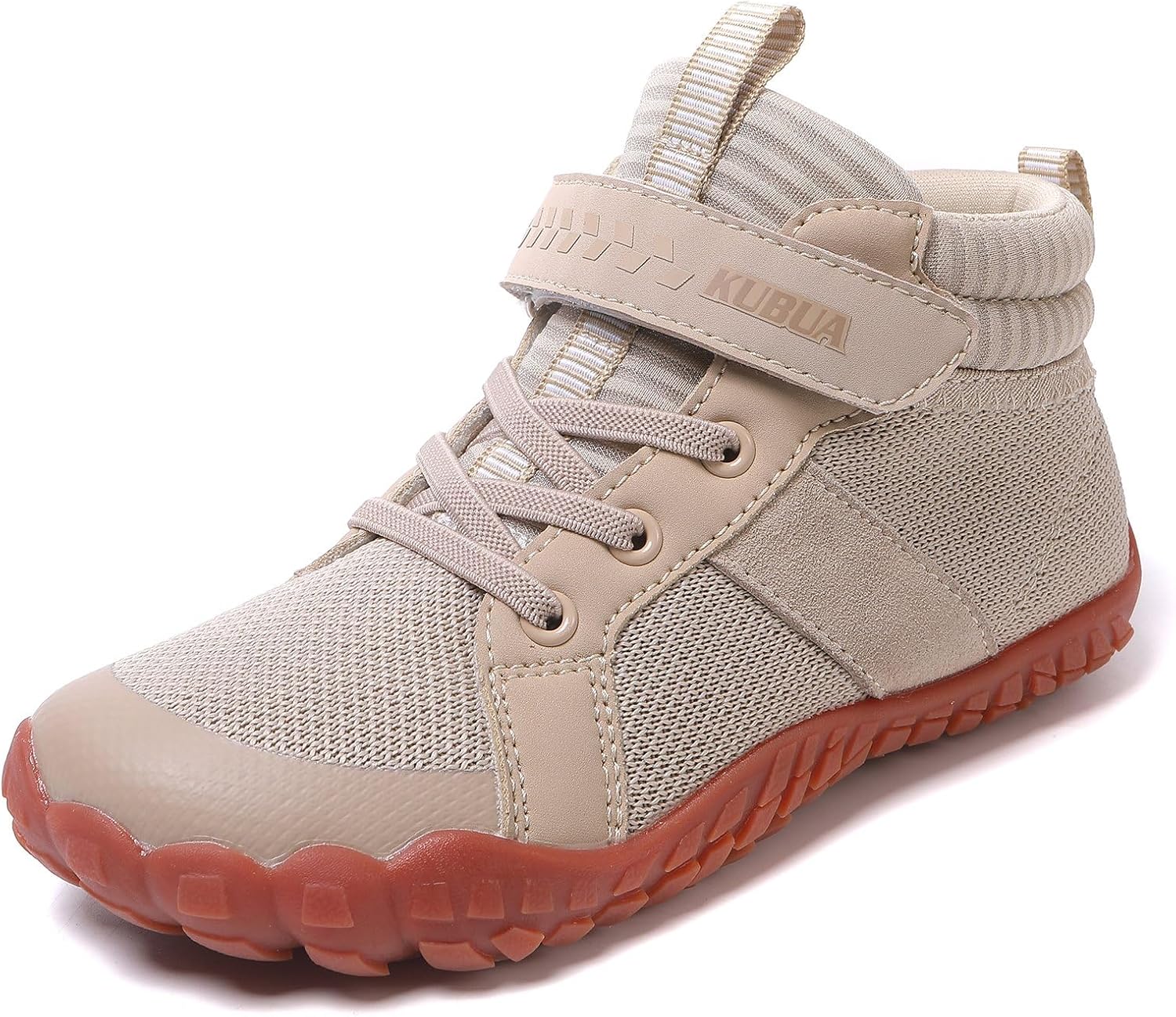 KUBUA Kids High Top Barefoot Shoes for Active Play and Comfort